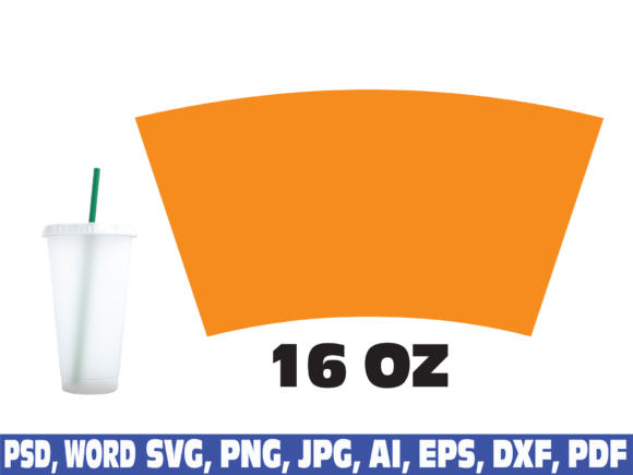 16 Oz War Tumpler Hot Cup Template