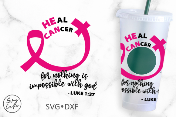 24OZ VENTI COLD CUP HEAL CANCER