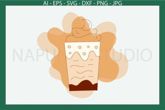 Coffee Cup Milk Shake Ice Cream