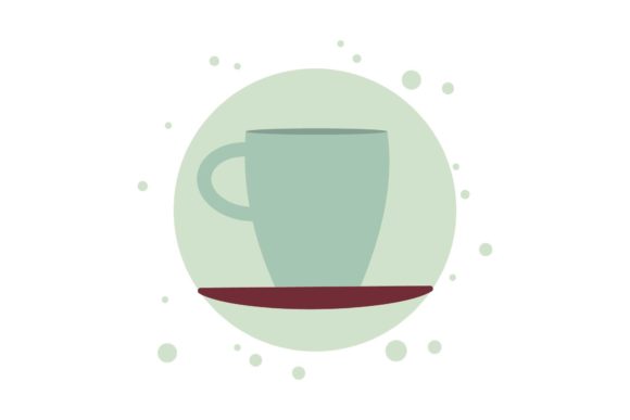 Kitchen Cup Circle Bubbles Icon
