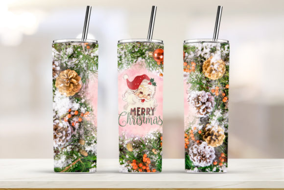Merry Christmas 20oz Skinny Tumbler