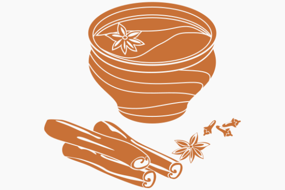 Monochrome Masala Chai in Pottery Cup