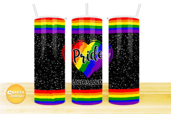 Skinny Tumbler LGBT, Pride Love is Love