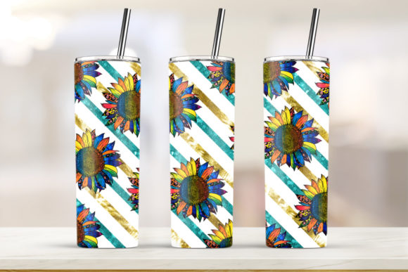 Sunflower Color 20oz Skinny Tumbler