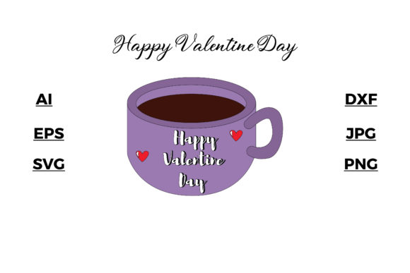 Valentine – A Cup of Coffee Vector Arts