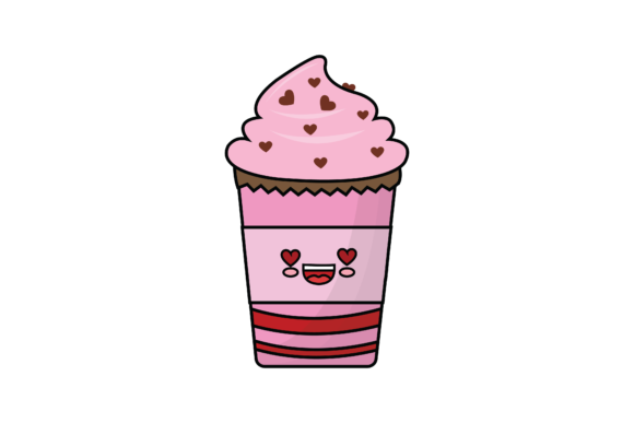 Valentine Kawaii Cup Ice Cream Fill Line
